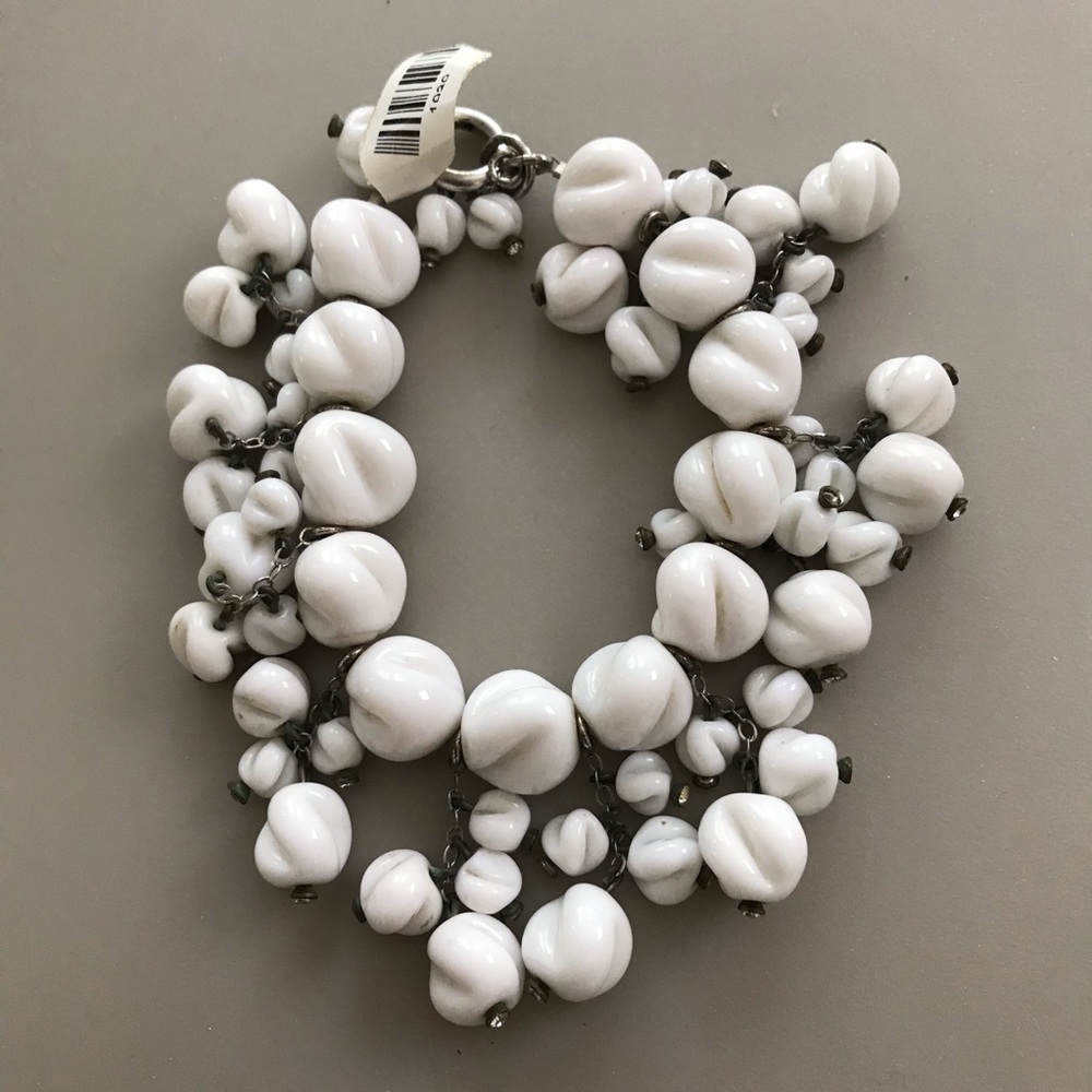 White Stone Vintage Bracelet